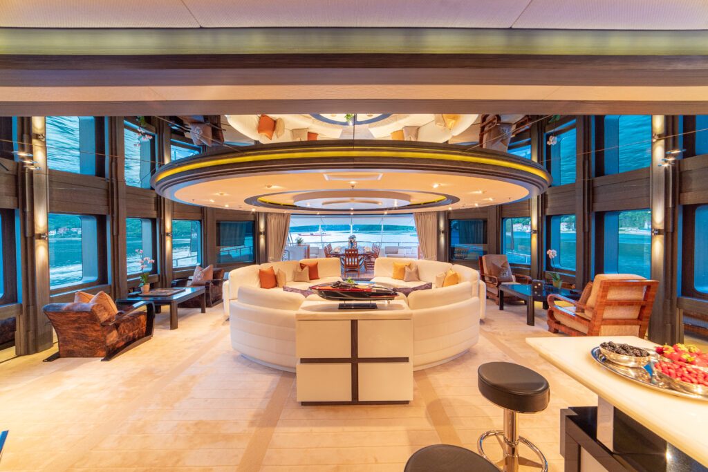Interior view of Motor Yacht Trident